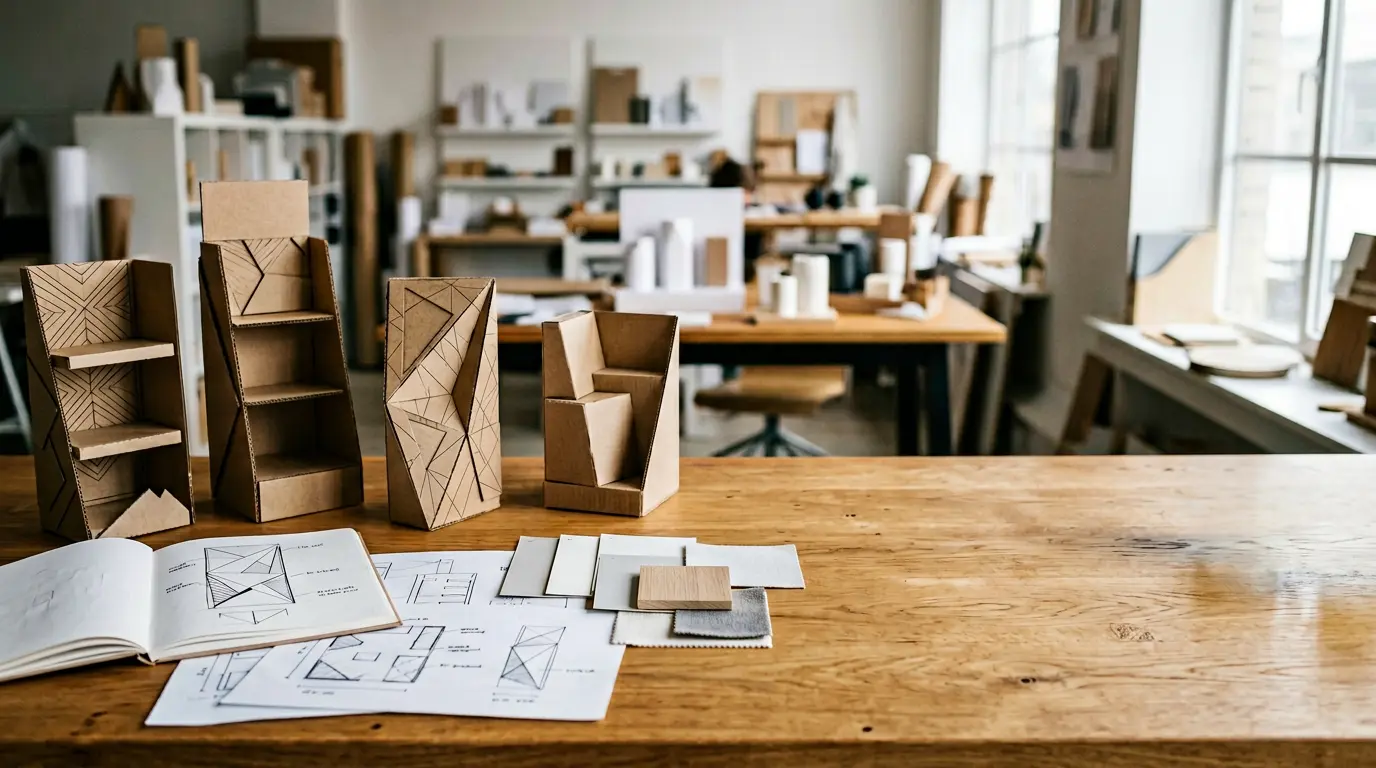 Conception stratégique d'un support PLV en environnement retail professionnel