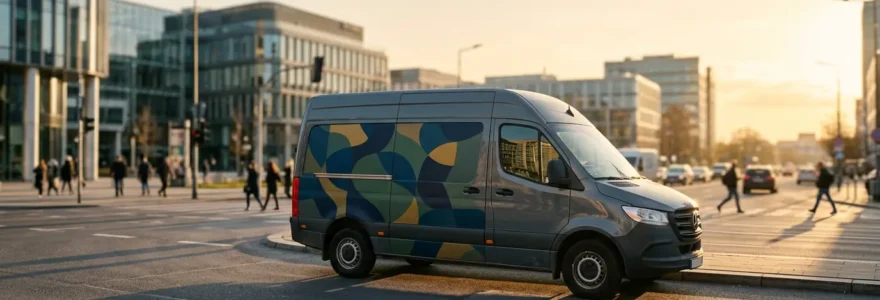 Stratégie d'affichage mobile multi-zones avec rotation de véhicules publicitaires