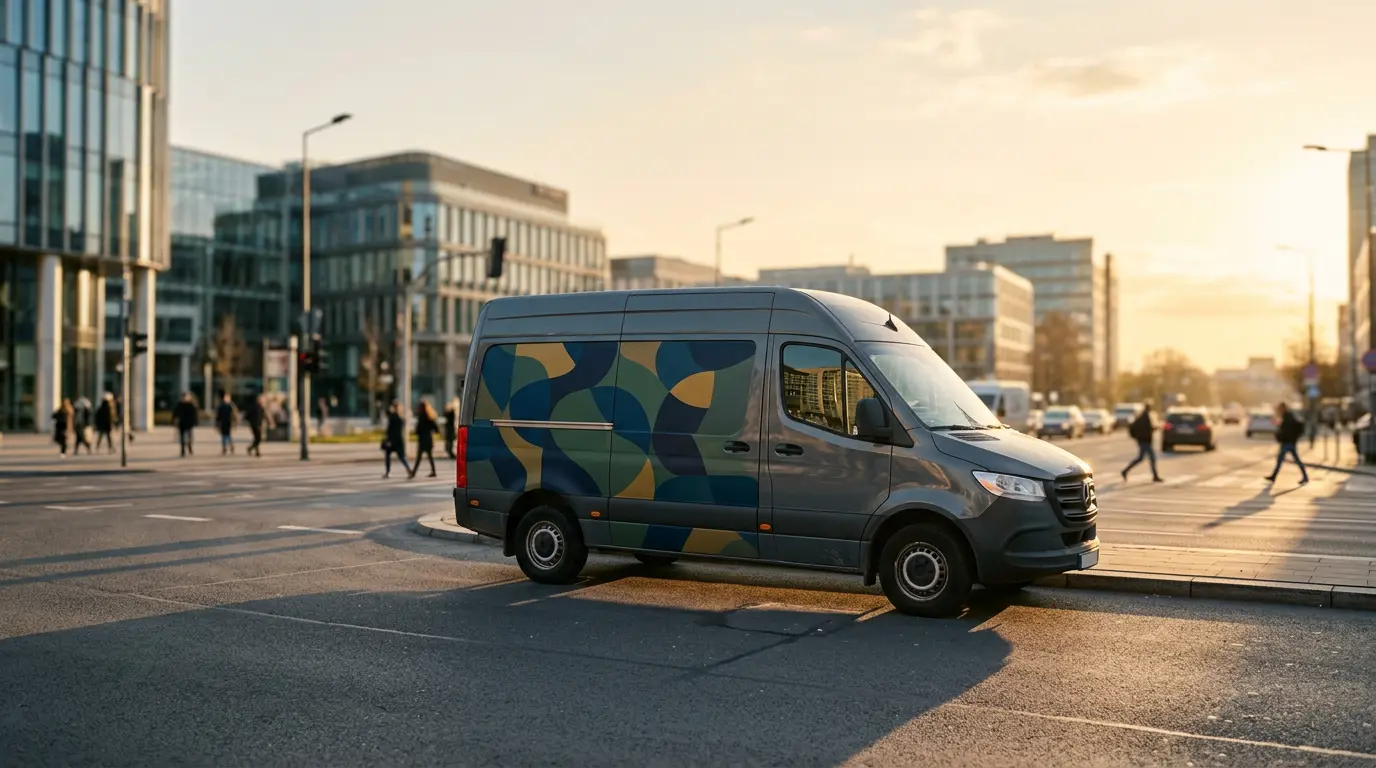 Stratégie d'affichage mobile multi-zones avec rotation de véhicules publicitaires